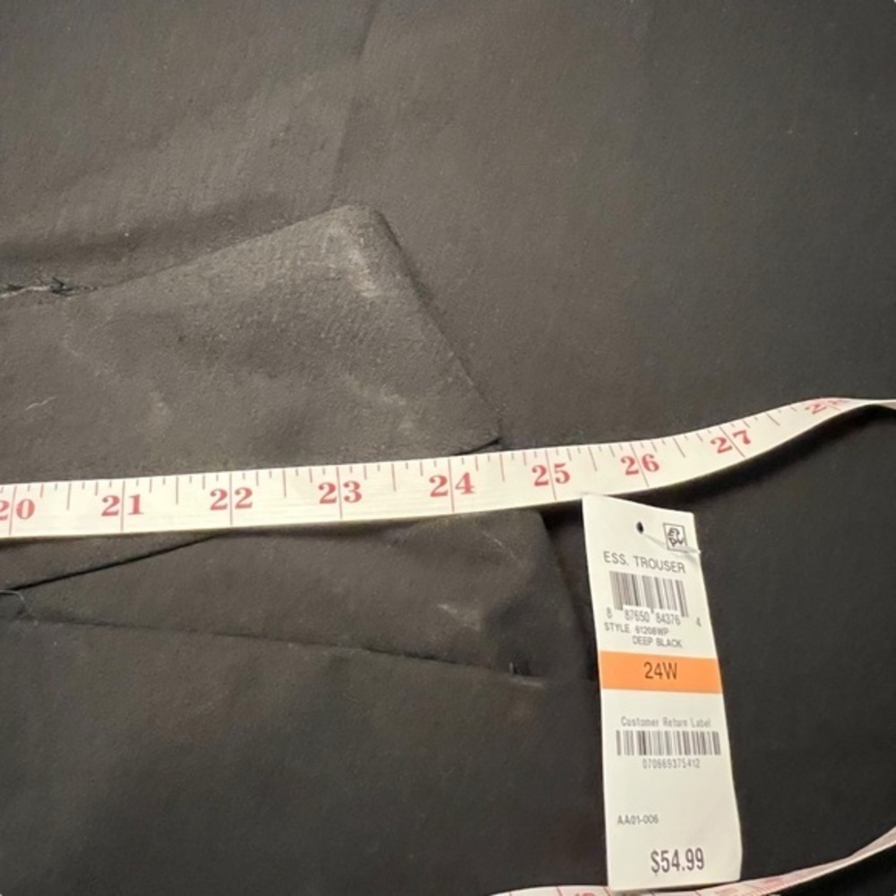 Alfani Women Plus Essential Bootcut Dress Pants 24WP Black Curvy Trouser NWT $55 - Picture 7 of 12